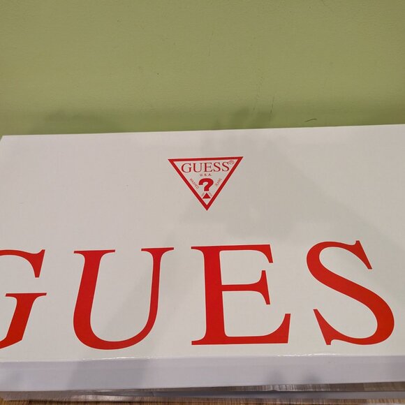 GUESS Faux Croc Leather Knee High Boots Cobalt Blue Sz6 - Picture 2 of 13